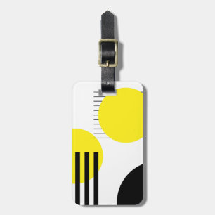 Abstract design luggage tag