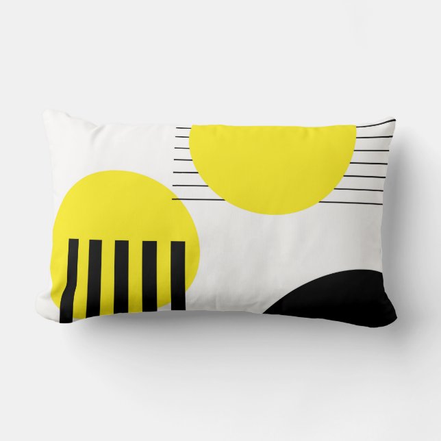Abstract design lumbar cushion (Front)