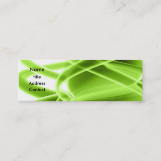 Abstract Design Mini Business Card