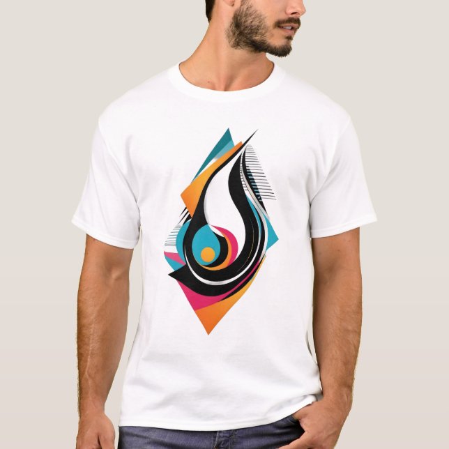 Abstract Design – Modern and Stylish T-Shirt (Front)