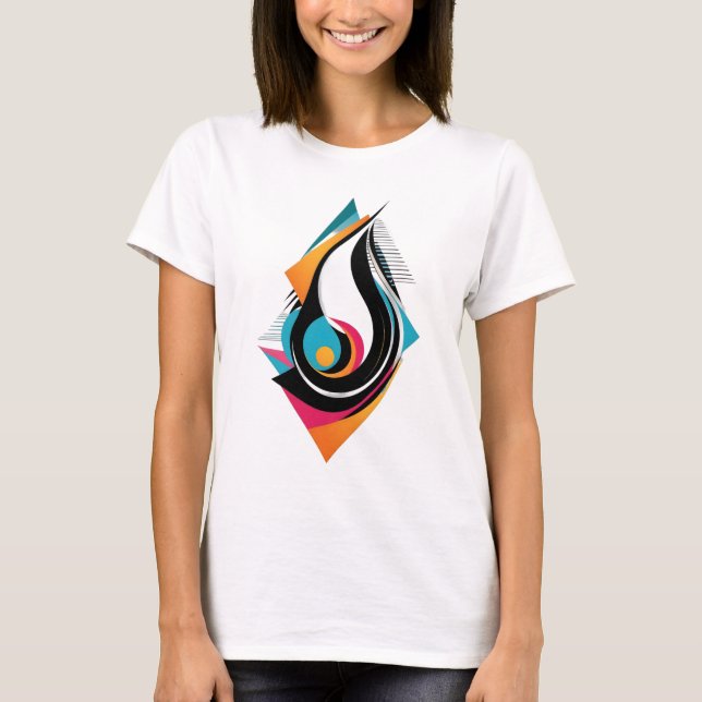 Abstract Design – Modern and Stylish T-Shirt (Front)