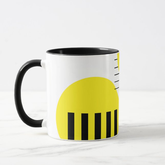 Abstract design mug (Left)