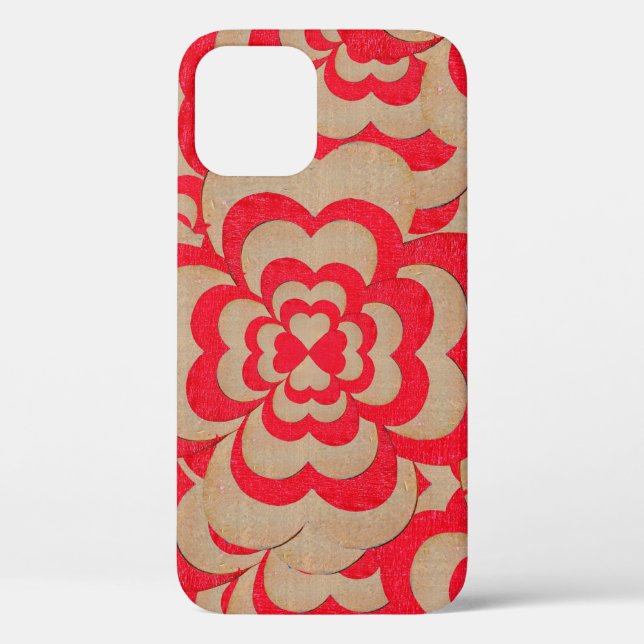 Abstract design of hearts. Valentines day backgrou Case-Mate iPhone Case (Back)