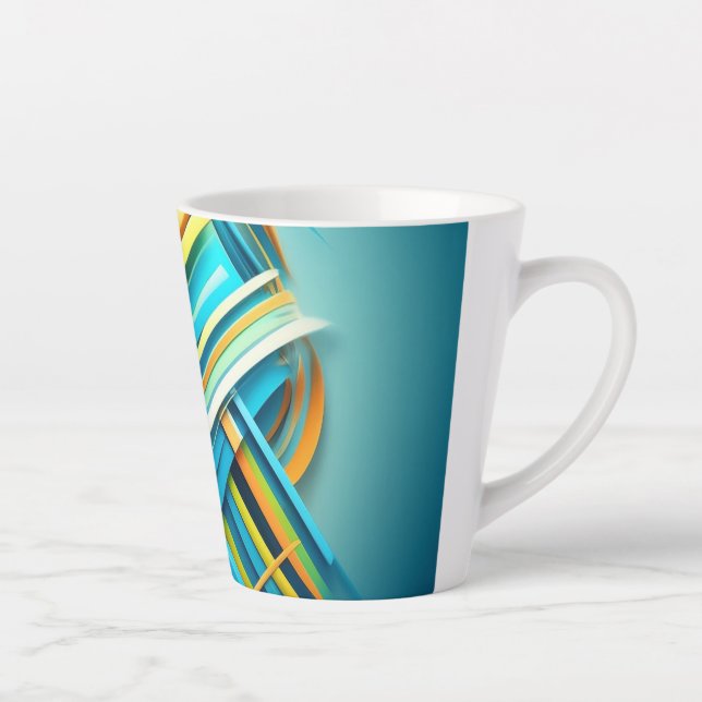 Abstract Design on Mug (Right)