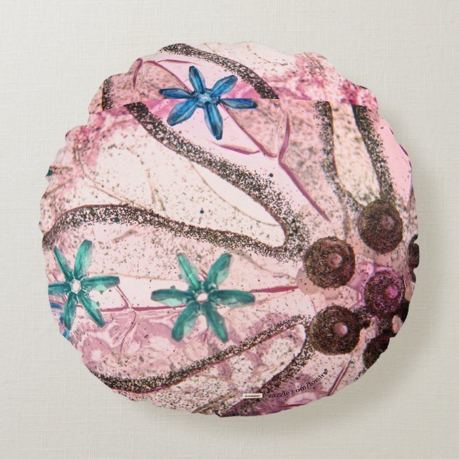 Abstract Design Round Cushion (Front)
