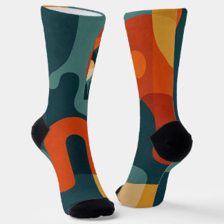 Abstract Design Socks