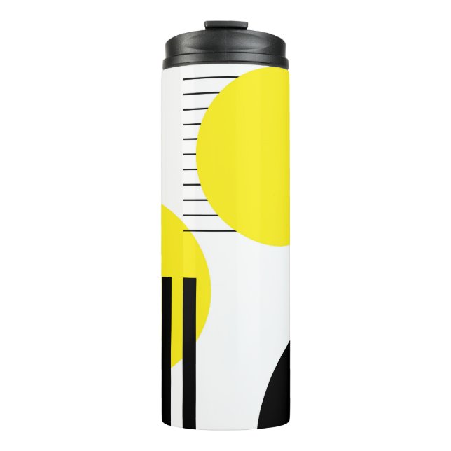 Abstract design thermal tumbler (Front)