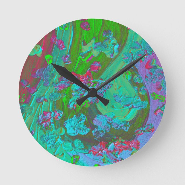 Abstract design wall clock (Front)