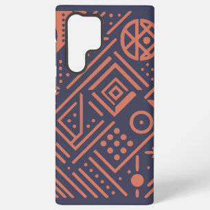 Abstract design with geometric shapes samsung galaxy case