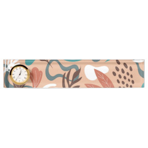 Abstract  Desk Name Plate