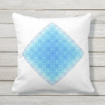 Abstract Diamond Throw Pillow