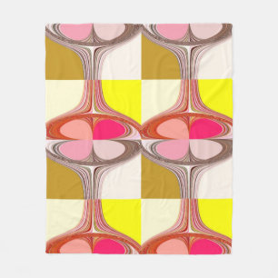 abstract digital artwork fleece blanket