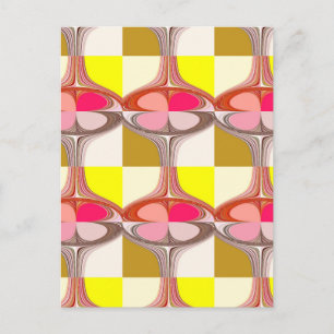 abstract digital artwork postcard