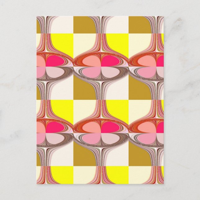 abstract digital artwork  postcard (Front)