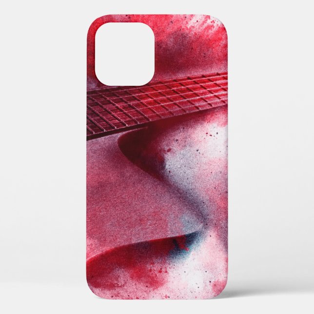 Abstract digital painting of guitarart, abstract,  Case-Mate iPhone case (Back)