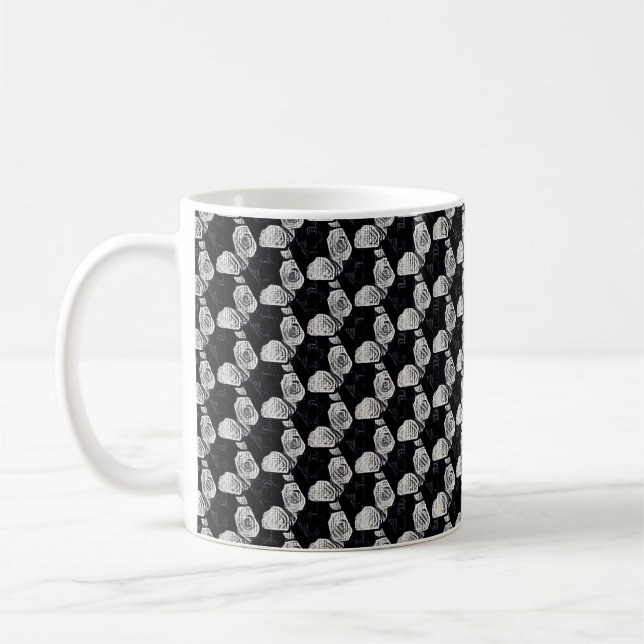 Abstract digital pattern 1190 - Mug (Left)