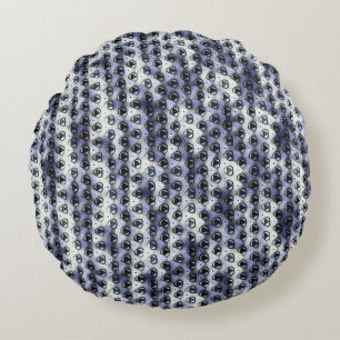 Abstract digital pattern 1191 - Round Pillow