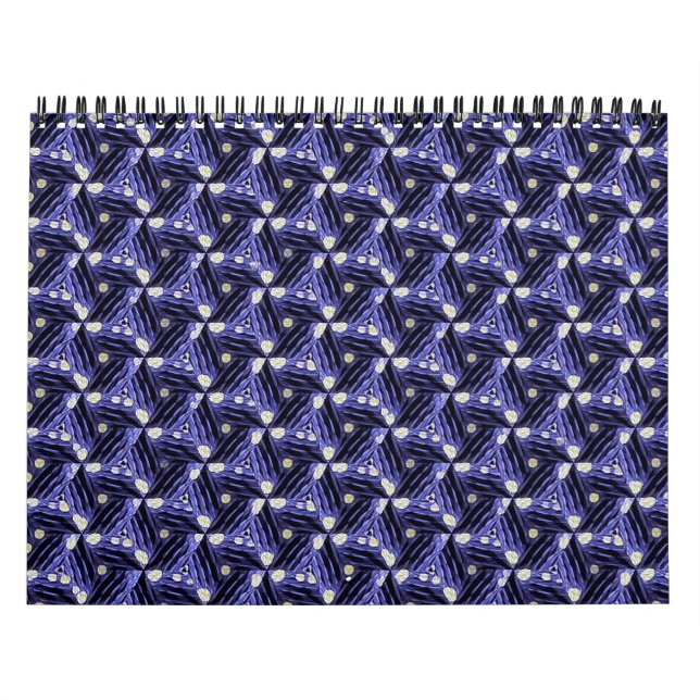 Abstract digital pattern 1199 - Calendar 2025 (Cover)