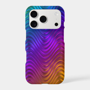 Abstract Digital Waves Acid Psychedelic Design