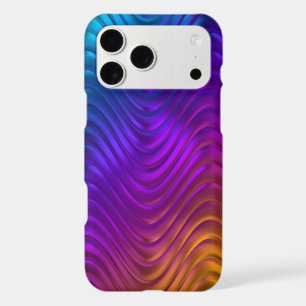 Abstract Digital Waves Acid Psychedelic Design