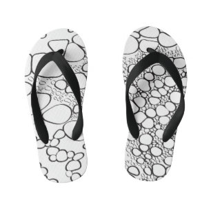 Abstract digital work 10 kid's thongs