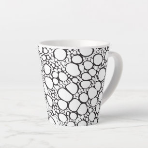Abstract digital work 10 latte mug