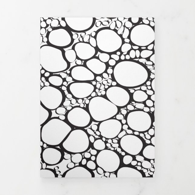 Abstract digital work 10 Tri-Fold holiday card (Cover)