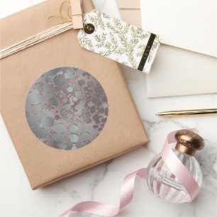 Abstract digital work 3 classic round sticker