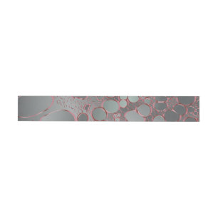 Abstract digital work 3 wrap around label