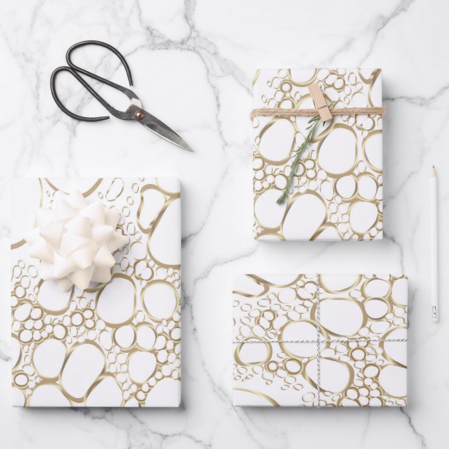 Abstract digital work 4 wrapping paper sheet (Front)