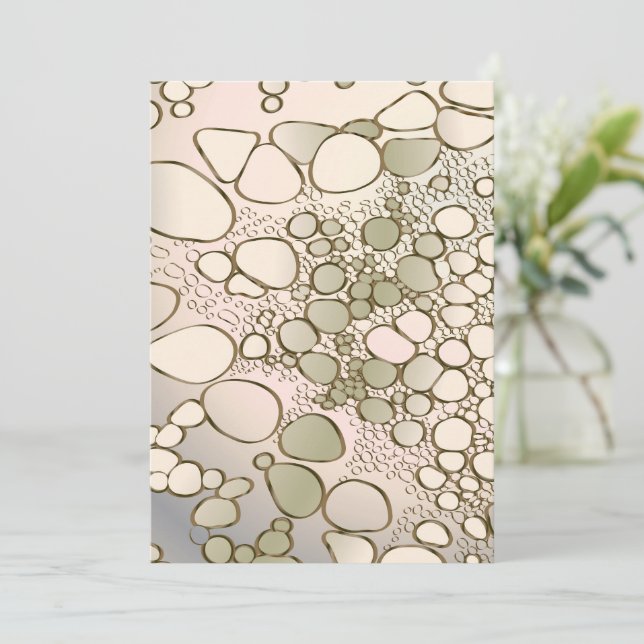 Abstract digital work 5 card (Standing Front)