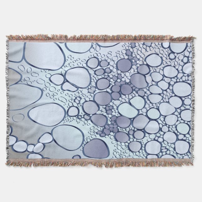 Abstract digital work 6 throw blanket (Front)