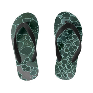 Abstract digital work 9 kid's thongs