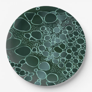 Abstract digital work 9 paper plate