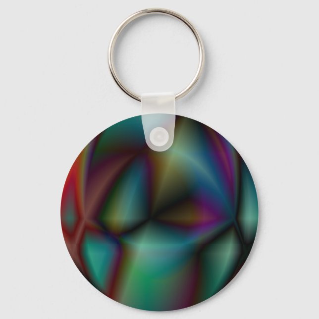 abstract dimensions key ring (Front)