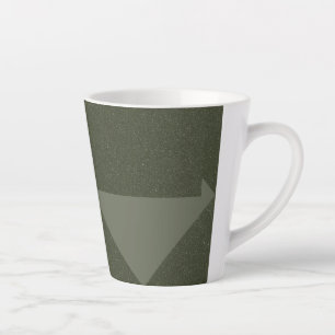 Abstract Direction Moss Green Mug – Customisable