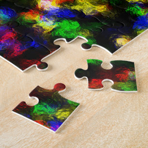 Abstract Disco Foil Jigsaw Puzzle