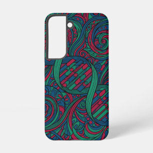 Abstract DNA Double Helix Jewel Samsung Cases