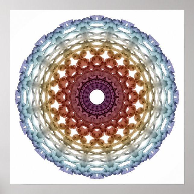 Abstract DNA Ring Poster (Front)