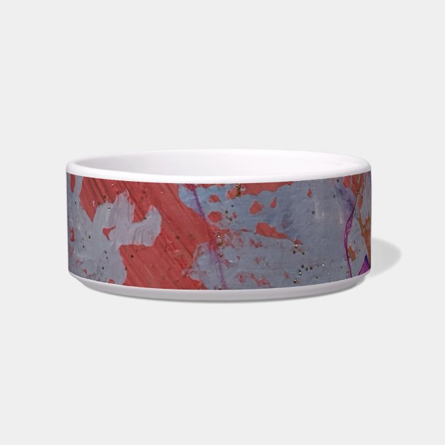 Abstract Dog Bowl  (Front)