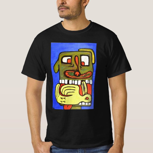 Abstract Dog Face  T-Shirt (Front)