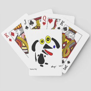 Abstract Dog Playing Cards