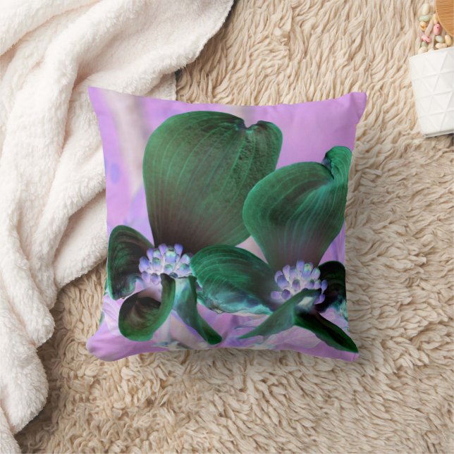 Abstract Dogwood Flower  Cushion (Blanket)