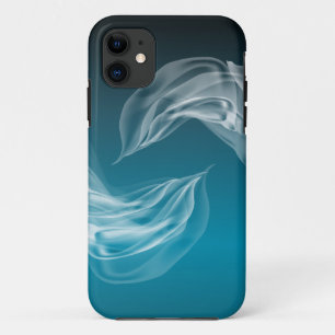 Abstract Dolphins at Play iPhone 11 Case