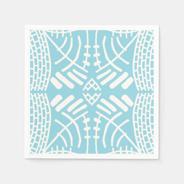 abstract doodle modern napkin (Front)