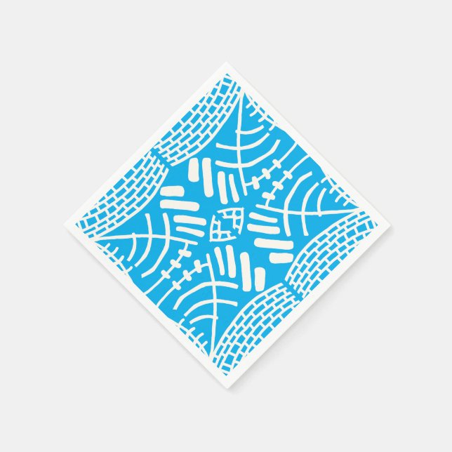 abstract doodle modern napkin (Corner)