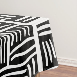 abstract doodle modern tablecloth