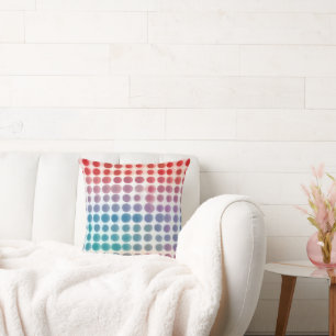 Abstract Dot Circle Colour Cushion