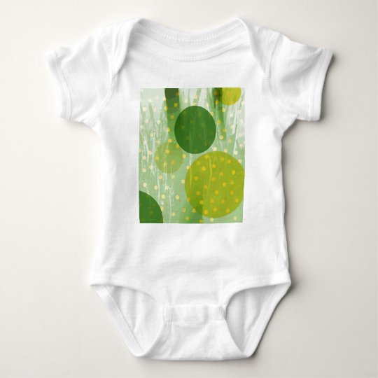 Abstract Dots Design Baby Bodysuit