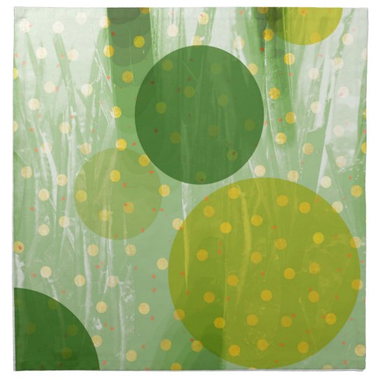 Abstract Dots Design Napkin
